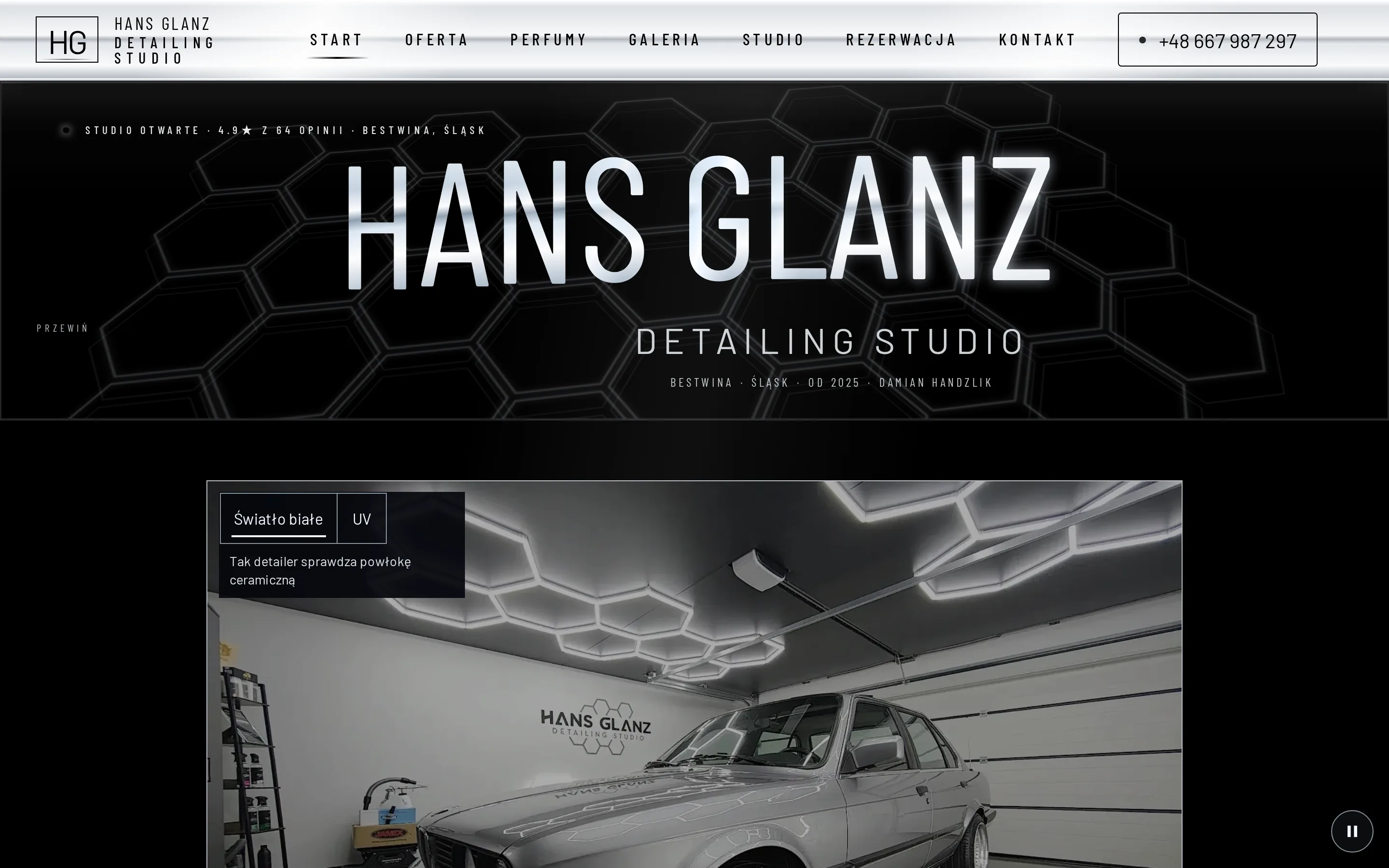 Strona Hans Glanz Detailing Studio