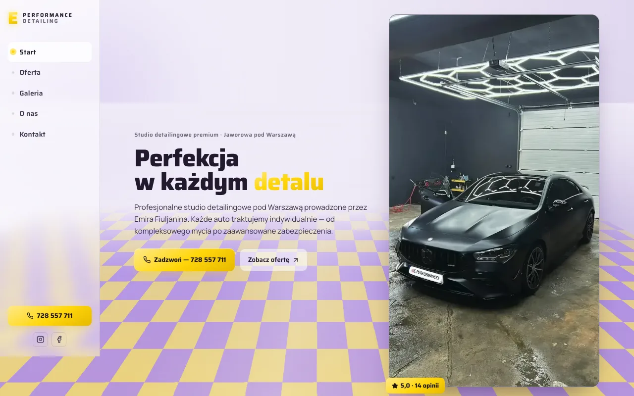 Strona Studio detailingowe