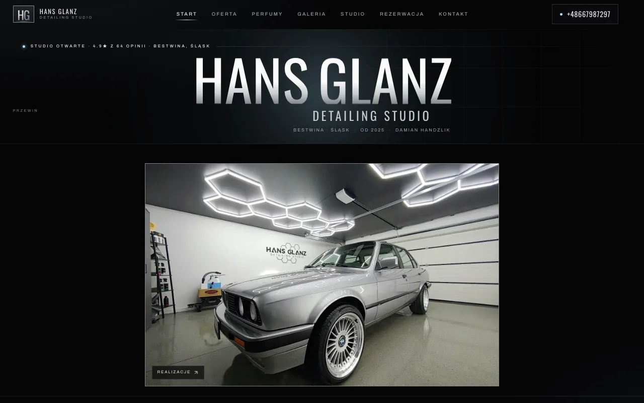 Strona detailingowa Hans Glanz, Bestwina