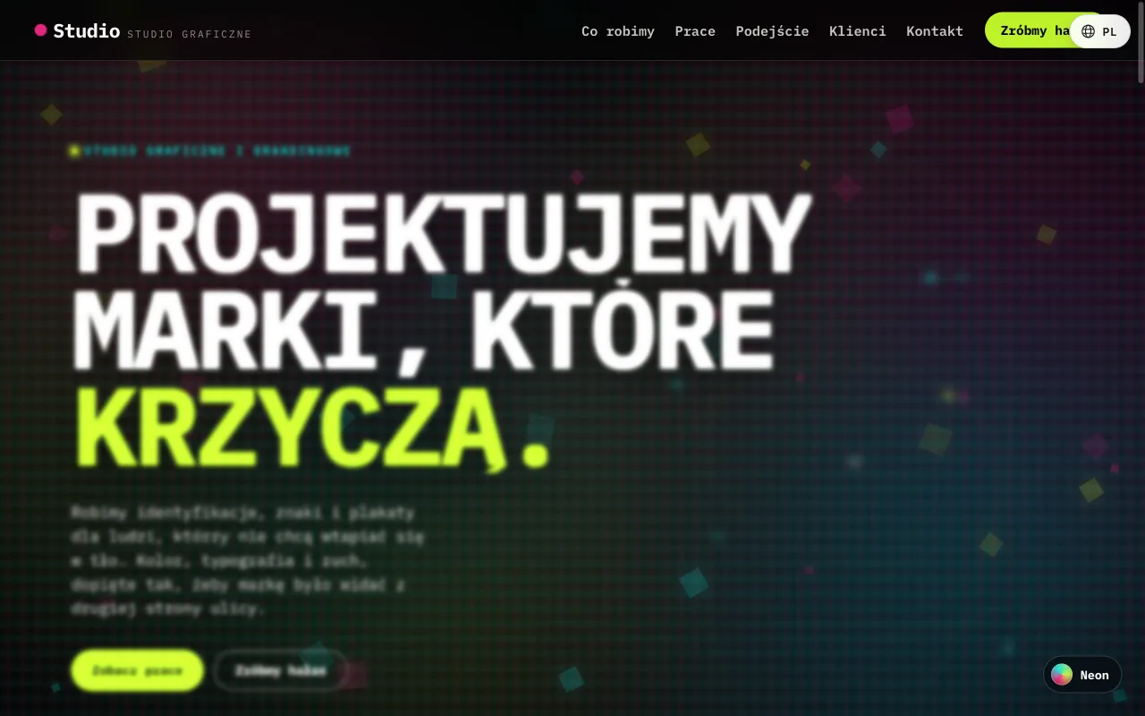 Strona B-Studio — Wirtualny kurator