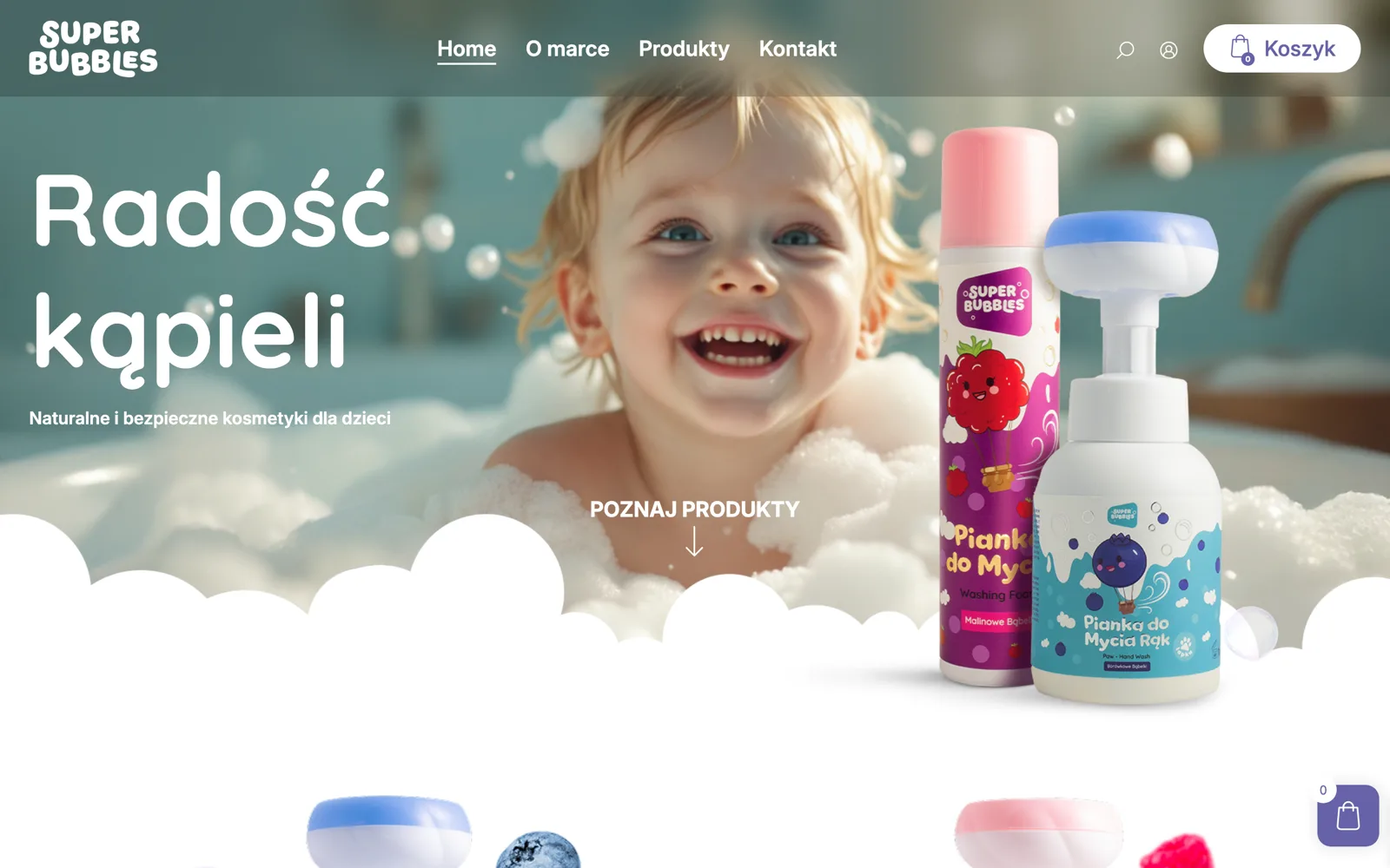 Podgląd strony SuperBubbles